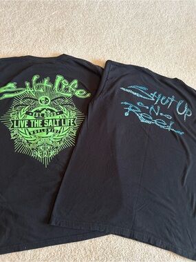 Salt Life Men’s Short Sleeve Bundle of 2 T-shirts Sz Large